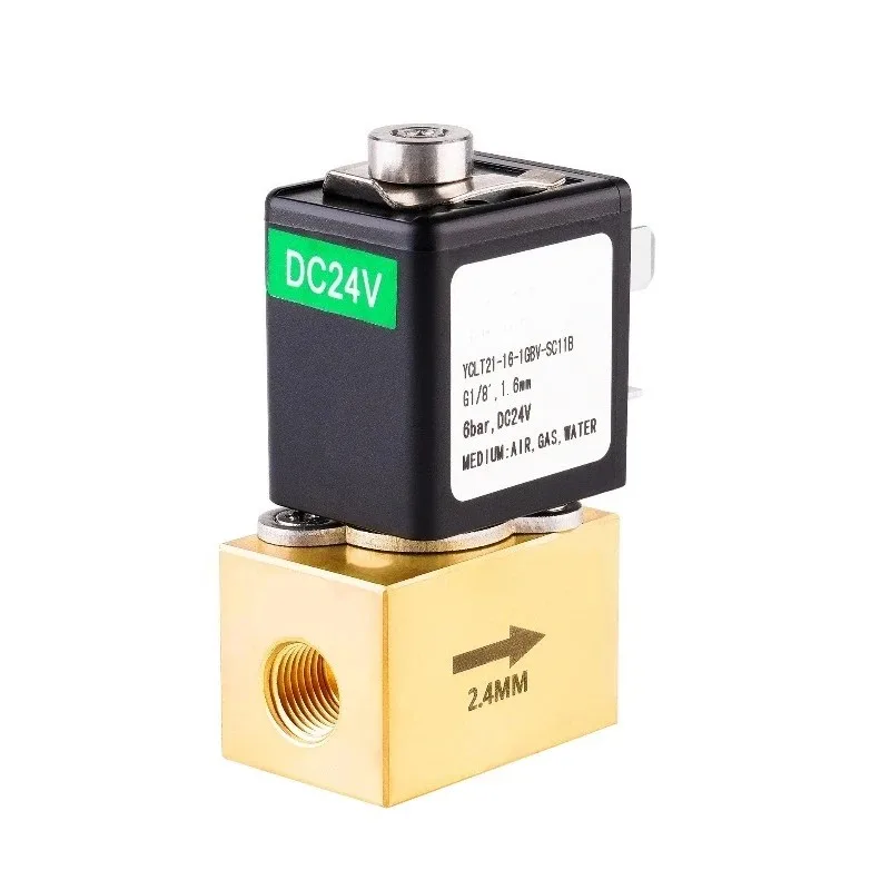 YCLT21 Miniature Proportional Solenoid Valve Precision Flow Control Valve for Industrial Pneumatic Hydraulic Fluid System  Spare