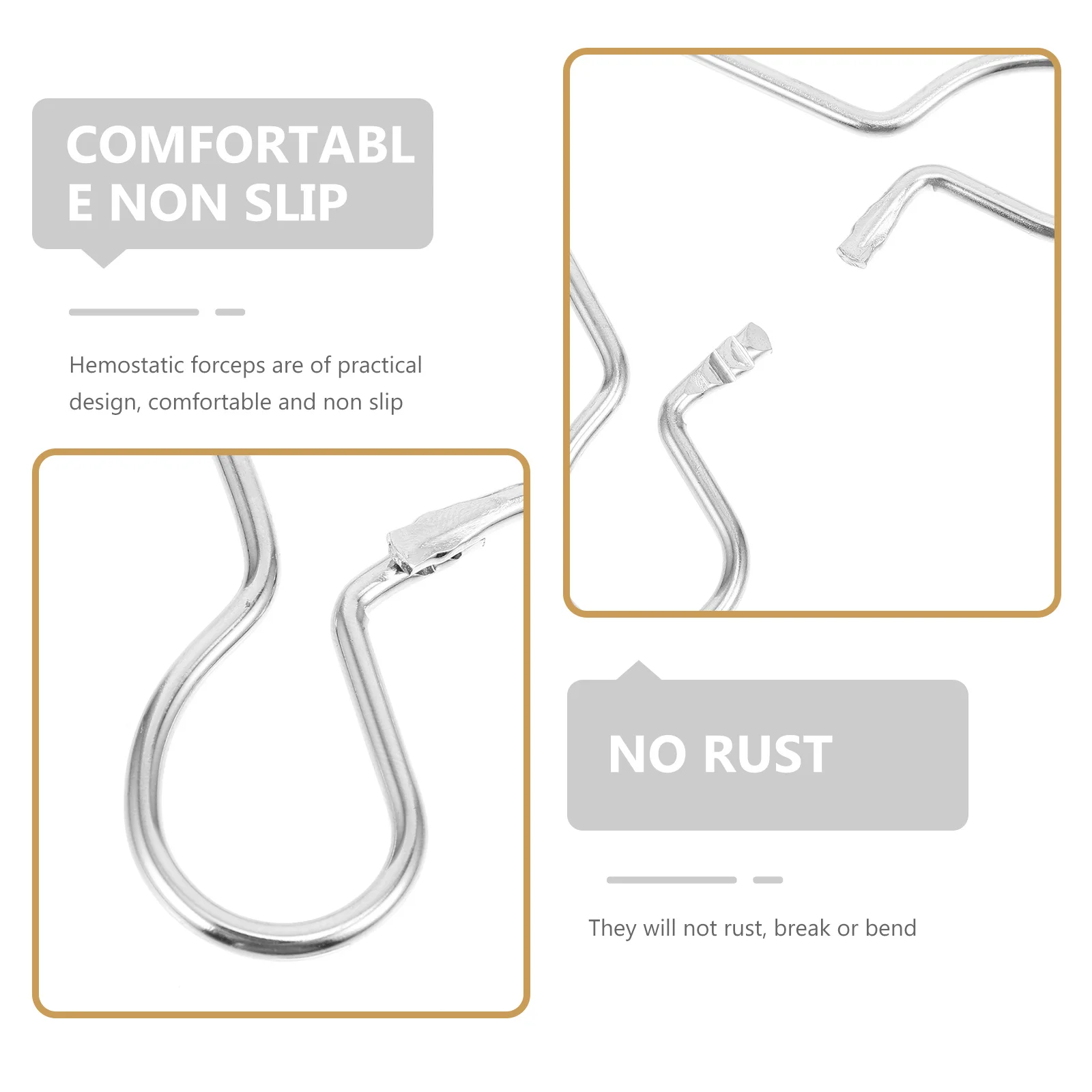 

4Pcs Premium Stainless Steel Cupping Tongs Practical Hemostatic Forcep for Pet Ear Hair Removal Cupping Pliers