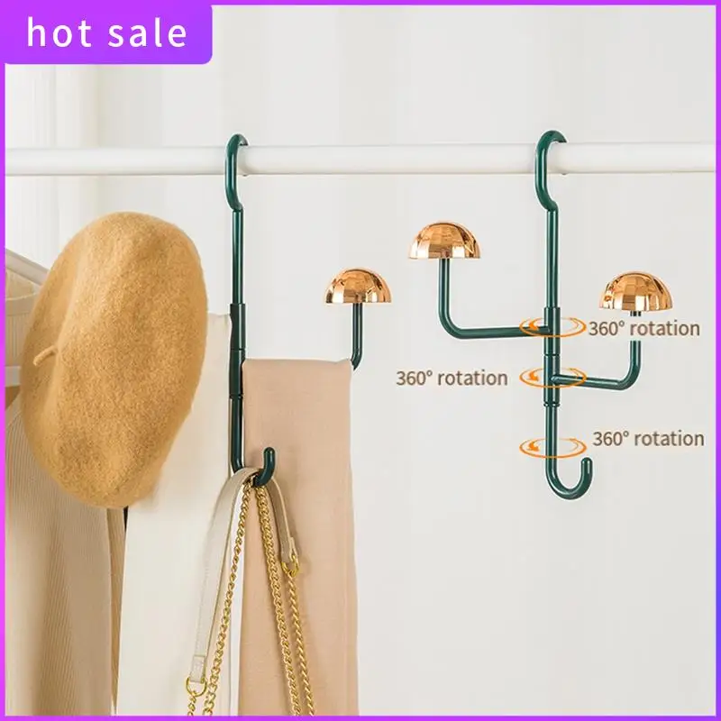 

2PCS 360 Rotated Hooks Hat Rack Hat Rack For Baseball For Hanger & Room Closet Display