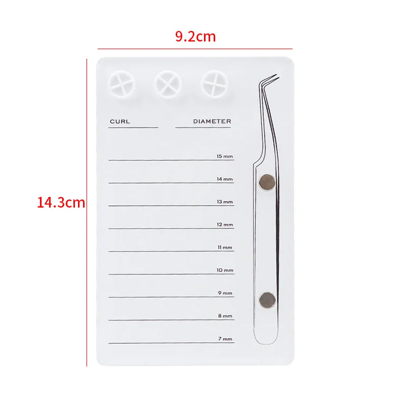 Acryl Wimpern Halter Magnetische Saug Skala Platte Falsche Wimpern Tablett Display Board Wimpern Extensions Liefert