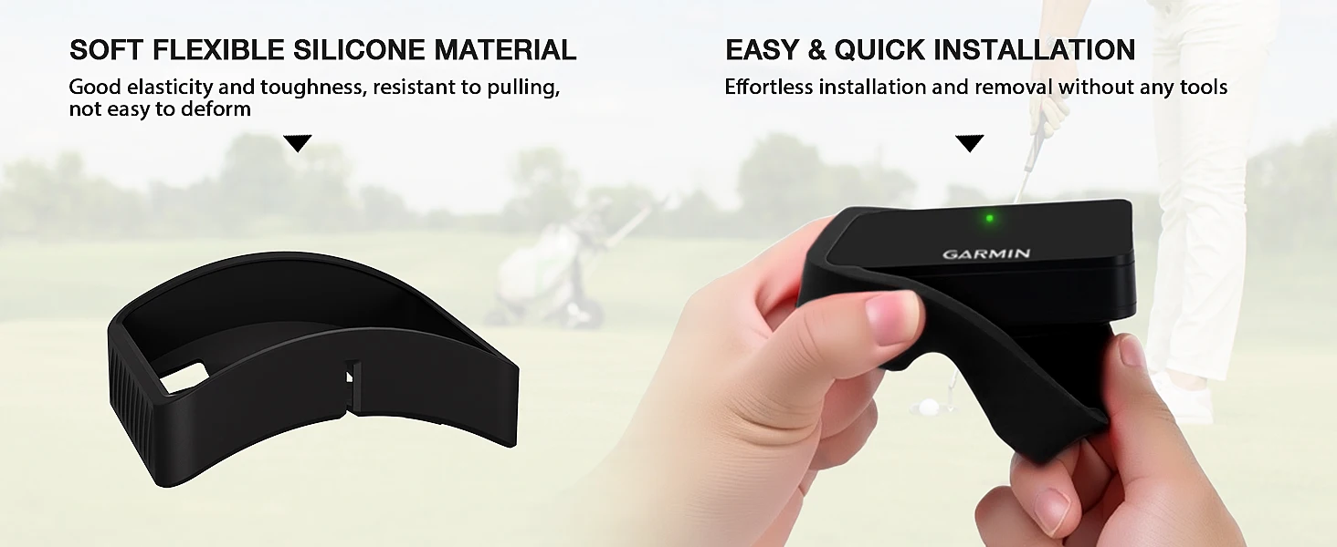Weiche Silikonhülle für Garmin Approach R10 Golf Launch Monitor, stoßfeste Schutzhülle mit Displayschutzfolie, Zubehör – Detail 3