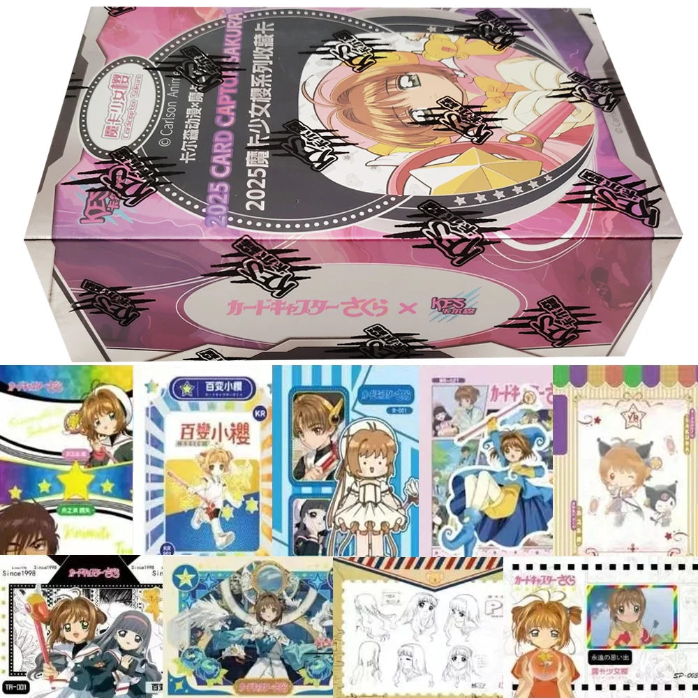 

Оптовые аниме-карточки «Сакура — собирательница карт» для детей: классический художественный стиль, воспоминания о сердцебиении, волшебные девичьи карты, подарки