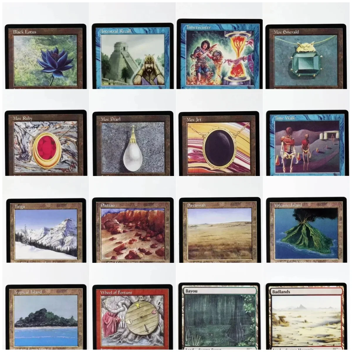 

30th regular (blacklotus Scrubland) TCG Magical Cards Game Top Quality Proxy Playing Cards Gathering Board Game Trading Cards