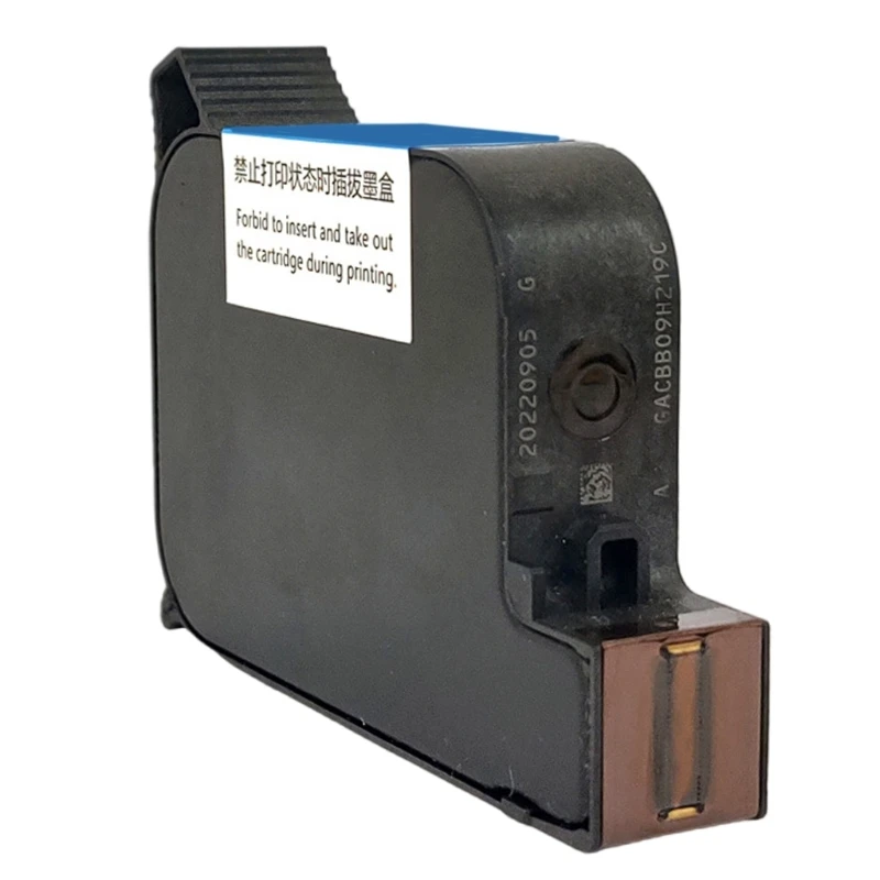 BT2580P Black Inkjet Cartridge Replacement for Date, Barcode, Batch Number Printing on Various Surfaces Compatible Q1JF