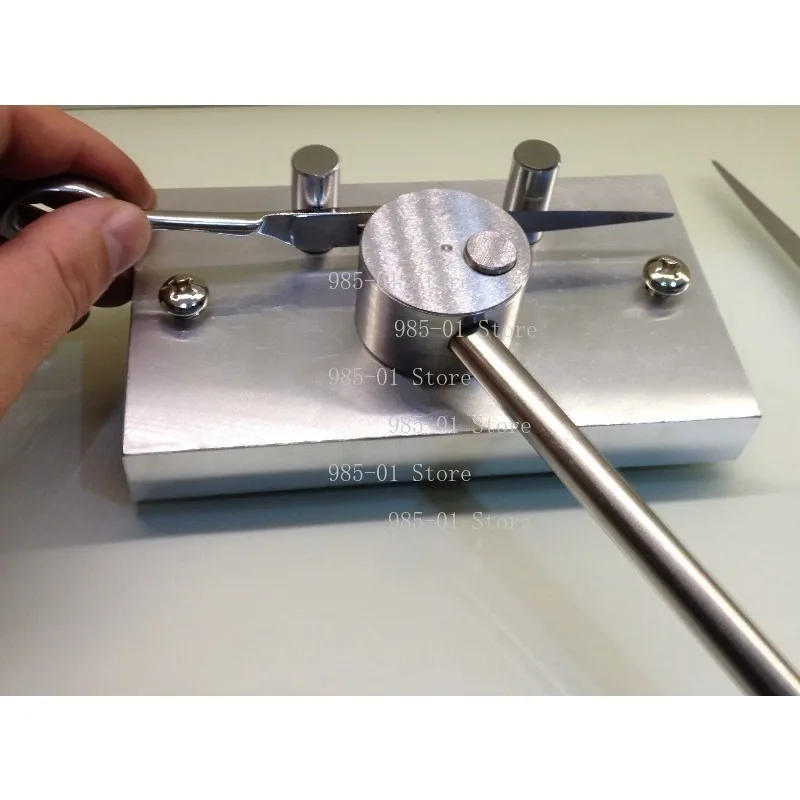 Arc Adjuster Round Radian Corrector, DIY Scissors Twisting Machine Manual Barber Scissors Repair Tool
