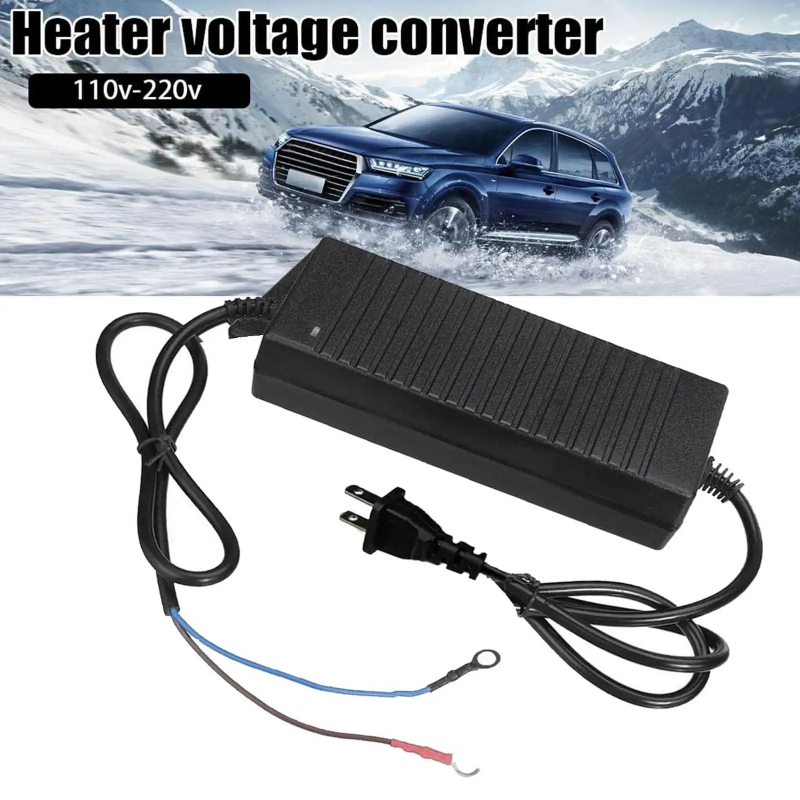 110V To 12V Converter Plug And Play Inverter 110 Volt To 12 Volt Converter For Heater RV Camper Van Truck Vehicle Camping Road