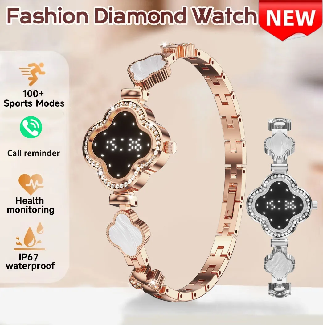 

Hot New Fashion Smart Watch Women Men 24-hour Heart Rate Blood oxygen Multisports Smart Bracelet Girls Watches For Android IOS