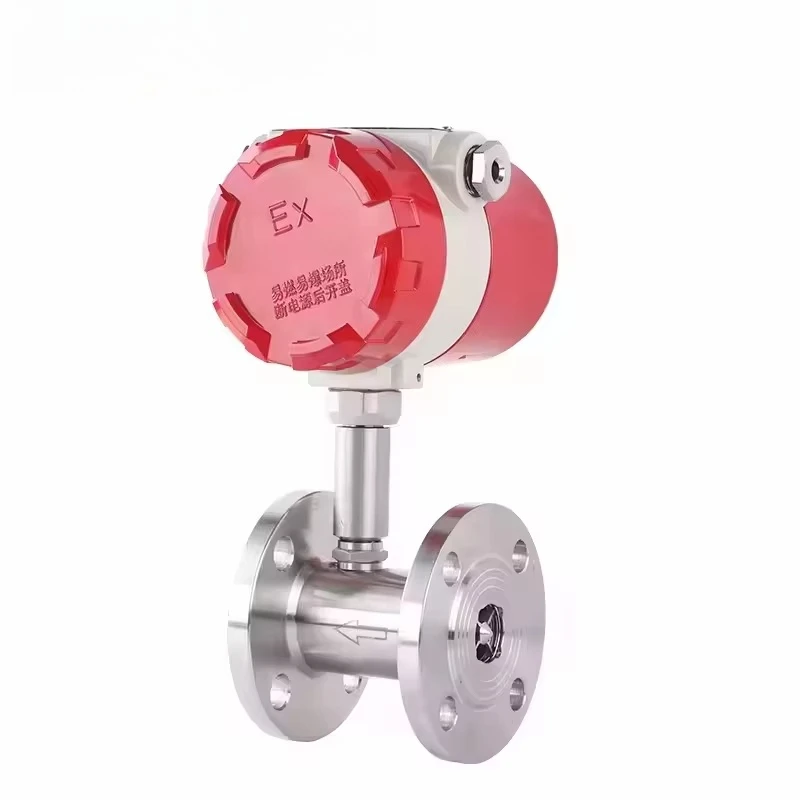 Misuratore di portata a turbina per olio Ga s online in fabbrica Misuratore di portata a turbina magnetica per liquidi sanitari Ip67