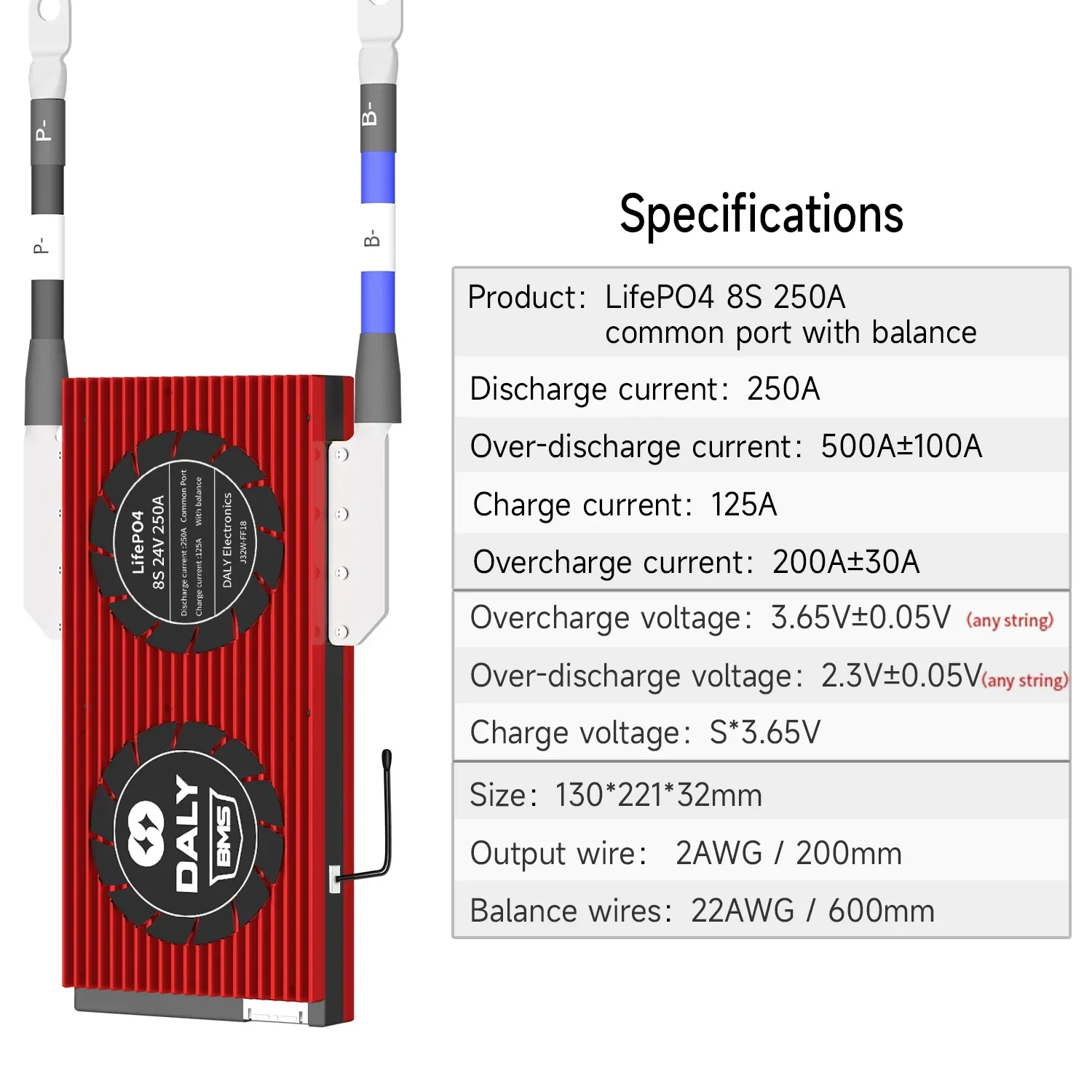 Waterproof 8s 24v 29.6v 250A BMS Lithium Lipo Lifepo4 Bms For Electric Scooter Use For Lithium Battery
