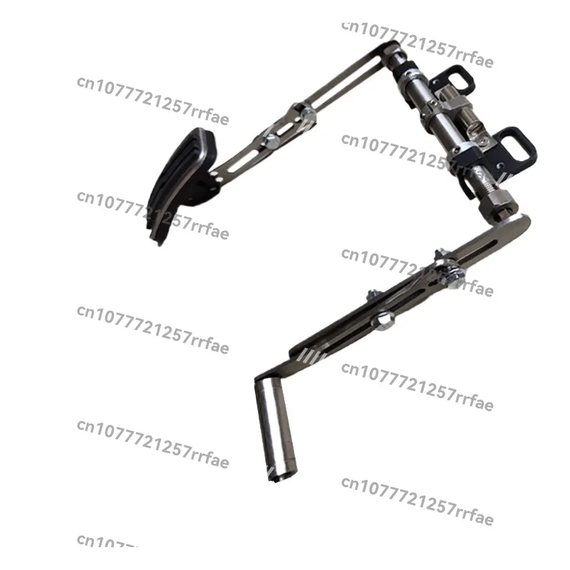 Upgraded non-punching C5 driver's license special left foot throttle delay pedal car modified disabled driving device