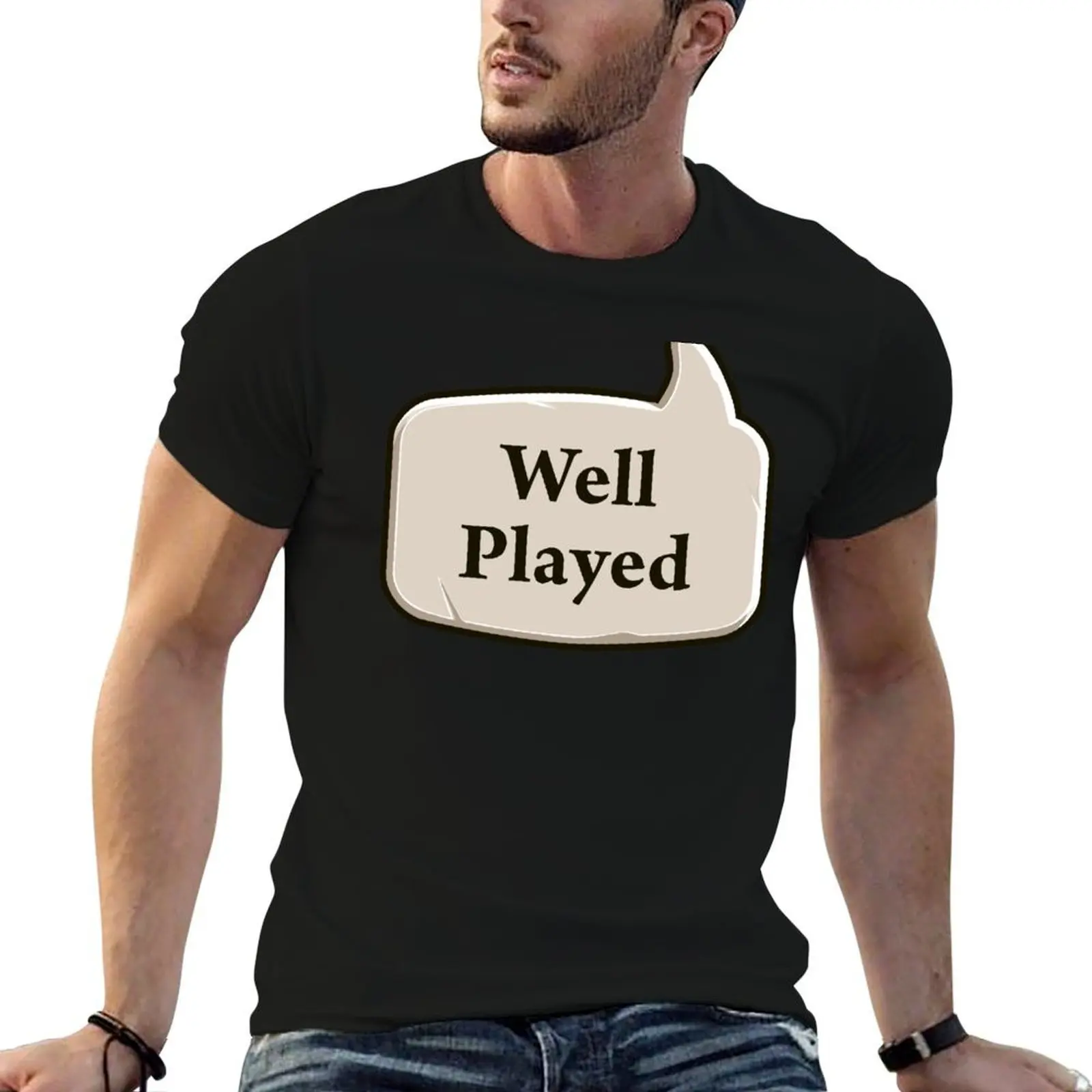 Well Played T-Shirt anime clothes blue lock mens clothing