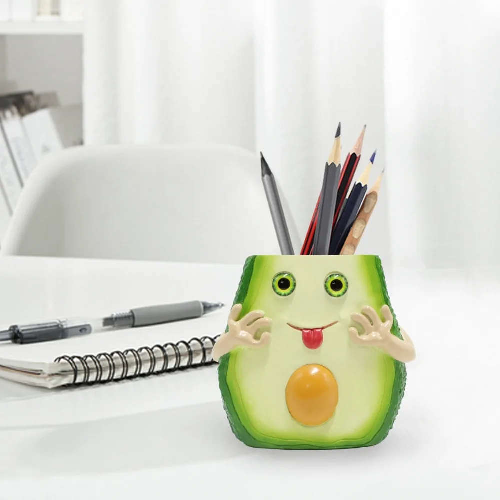 متعددة الوظائف لطيف الأفوكادو الزهرية اليدوية الراتنج الحرفية العصارة وعاء مضحك النبات الحاويات حديقة فناء #2