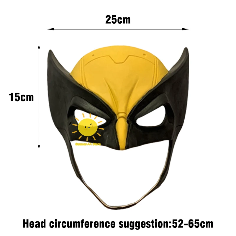 BEAST KINGDOM James Howlett Movie Cosplay Mask Wolverine Helmet with Paw Claw Halloween Props dla dorosłych Jakość Maska lateksowa Prezent