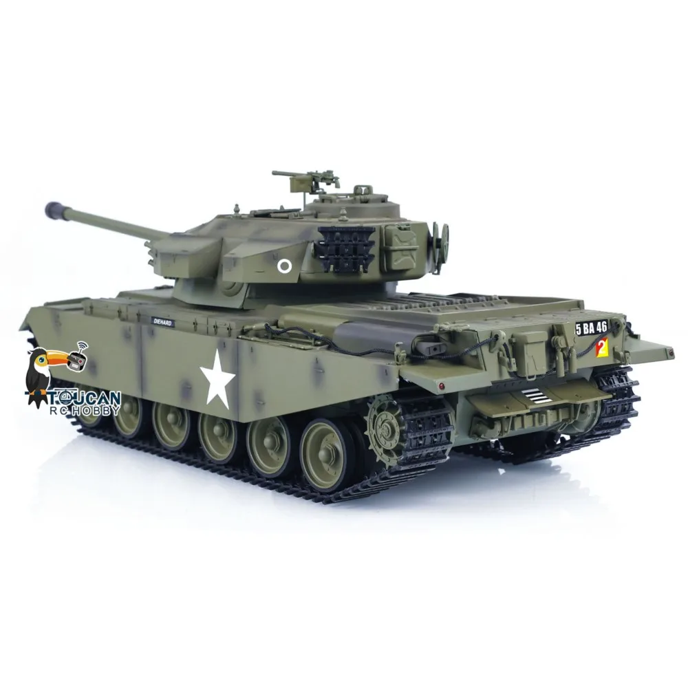الولايات المتحدة بيع Tongde 1/16 دبابة مع جهاز للتحكم عن بُعد Centurion MK5 الدبابات الكهربائية نظام المعركة بالأشعة تحت الحمراء وحدة BB #4