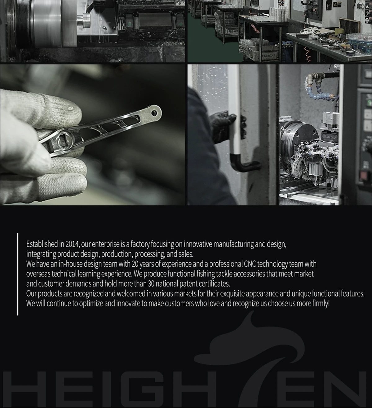 HEIGHTEN Spinnrolle mit Einzelgriff 55mm Austauschbar auf 60mm mit Knopf – Ersatzteile für Spinnrollen zum Bassangeln – Detail 10