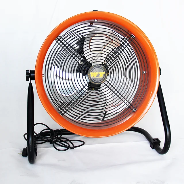 430 มม.17 นิ้วการไหลของอากาศอุตสาหกรรมพัดลมตั้งพื้นโรงงาน AC โลหะ Blower พัดลมตั้งพื้นพัดลมพกพา