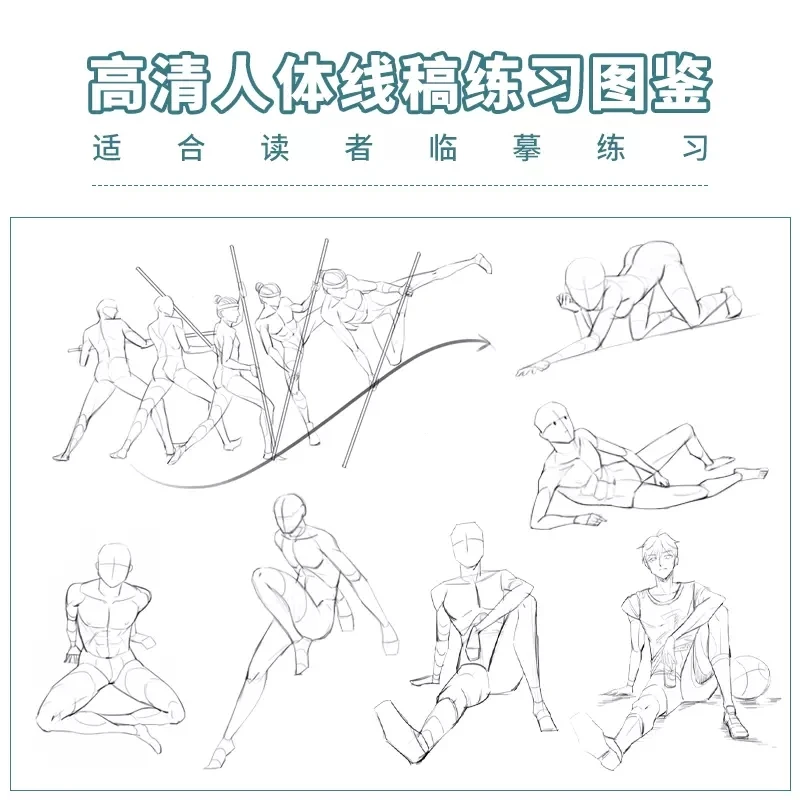A Basic Tutorial on Human Body Structure Illustration Art Book Dynamic structure Techniques For Human Body Sketching