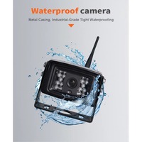 10'' IPS Wireless Truck Backup Camera System, 720P/1080P HD Night Vision, Waterproof Reversing Rear View Monitor with 2.4G WiFi