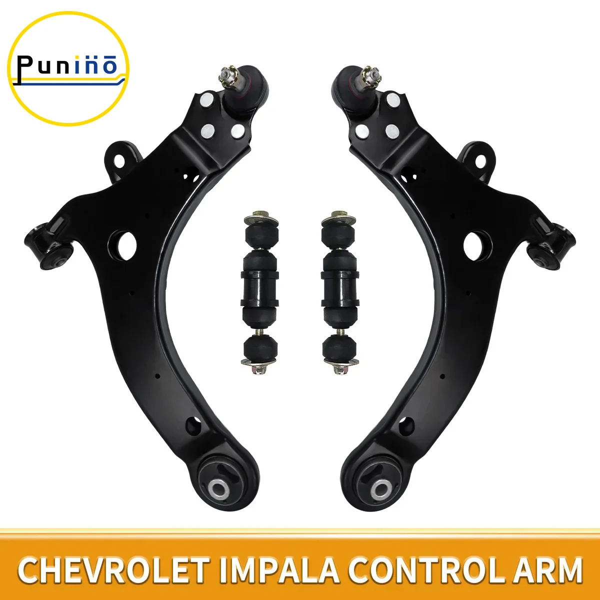 

Punino Front Lower Control Arm Sway Bar End Link 4pcs for Chevrolet Impala Venture Buick Regal Allure 1997 1998 1999 - 2016