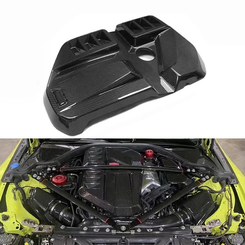 Direct Fit OEM Style Dry Carbon Fiber Front Engine Cover For G80 G82 G83 M3 M4