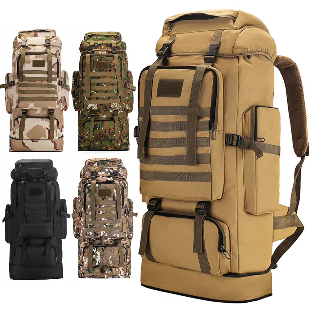 Versatile Expandable Hiking Backpack for Men & Women Water-Resistant Travel Backpack with Laptop Compartment