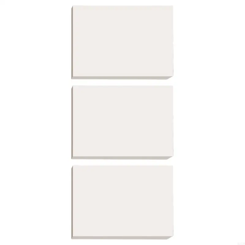 H37B 3 พีซีเขียนชุดแผ่นกระดาษร่างกราฟแผ่นกระดาษว่างเปล่าแผ่นบันทึกสำหรับการจดบันทึก