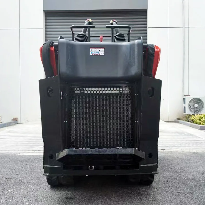 Enclosed System 1000-1500mm Wide Compact Diesel Skid Steer Loader Chinese Skid Steer Loader Mini Skid Steer Loader with Acce