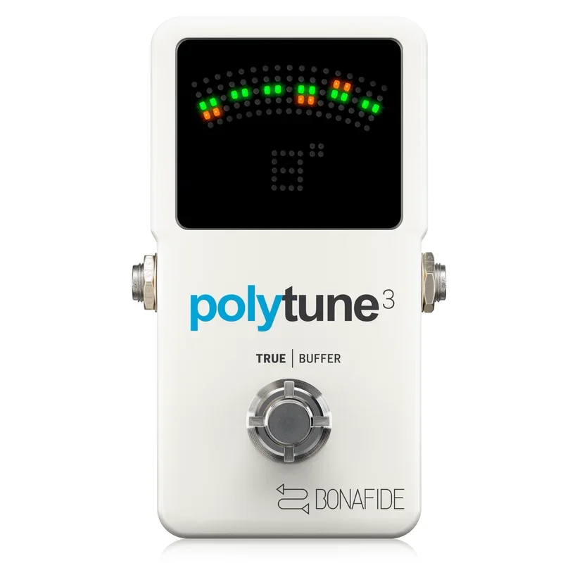 TC Electronic Polytune Ultra-Compact Polyphonic Tuner With Multiple Tuning Modes And Built-In BONAFIDE BUFFER