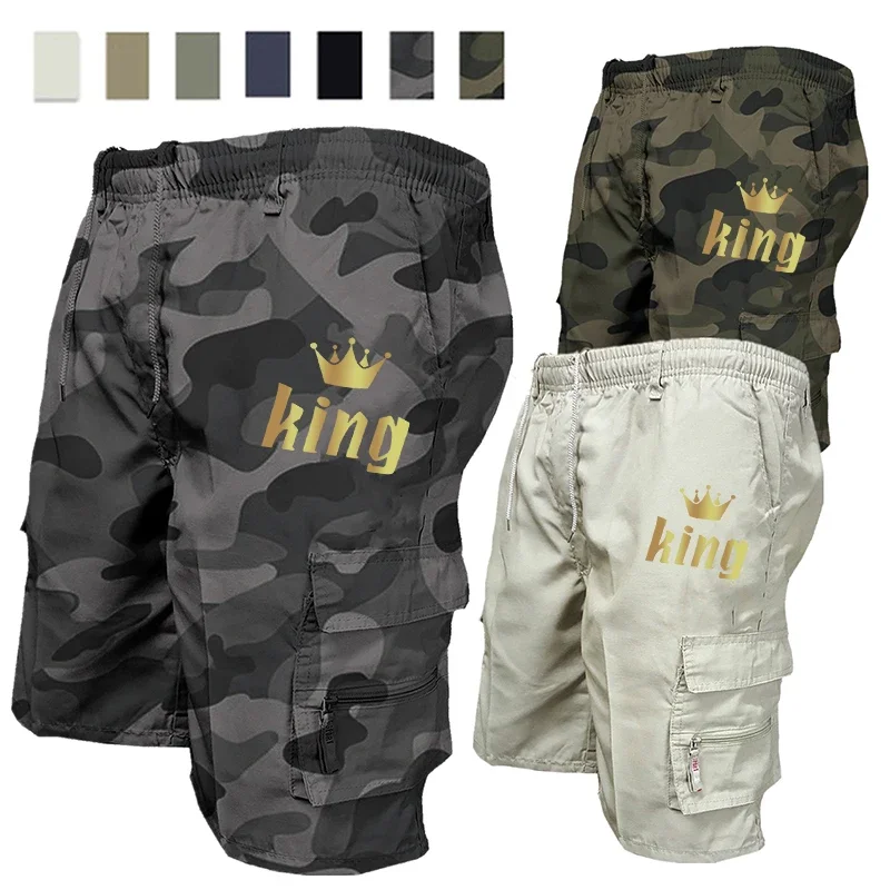 Men's Tactical Cargo Shorts Fashion Pocket Military Summer Casual Jogging Camouflage Sports Male Work Hiking Short Pants
