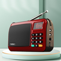 Rolton W405 Mini FM Radio Speaker Music Player TF Card For PC iPod Phone With LED Display