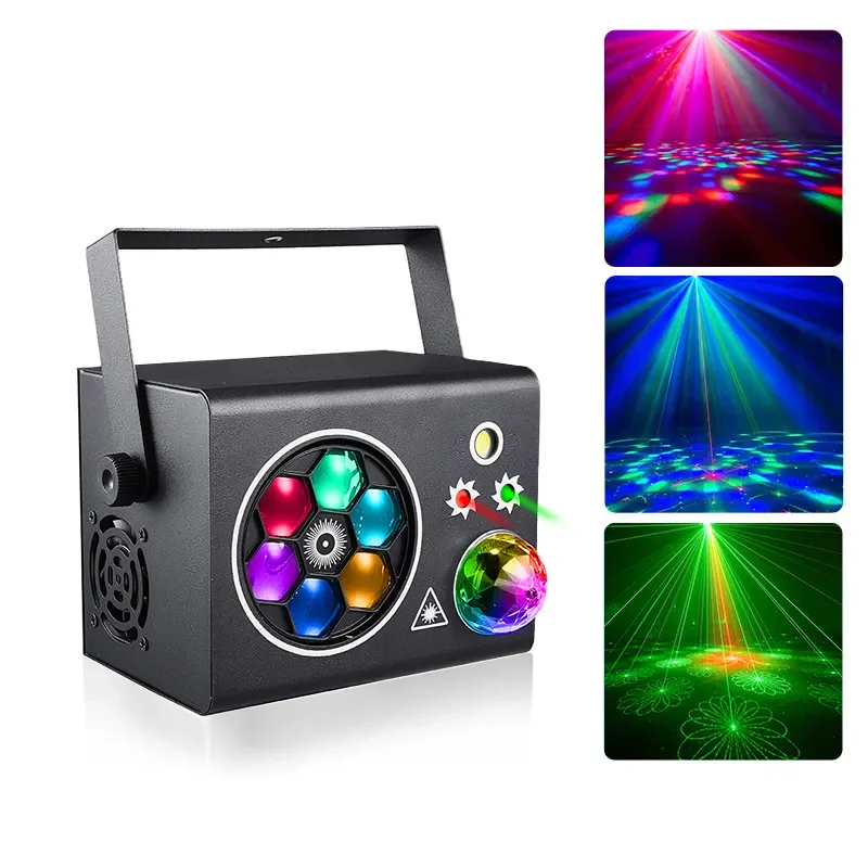 

Derby Effect Light Remote control Strobe Laser Disco Light Party Club KTV Effect Laser Full Sky Star Flash Colorful Bar Light