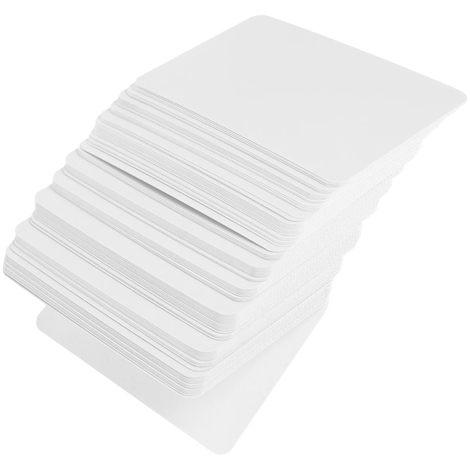 3 Boxes Multi-Function Blank Cards Compact Graffiti Cards Smooth Writing Round Corners Neatly Cut Convenient Carry