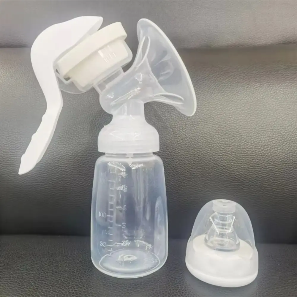 مضخة ثدي يدوية خالية من مادة BPA، مضخة تغذية لزجاجة حليب حلمة الطفل، شفط قوي، مستلزمات ما بعد الولادة، مضخة حليب شفط