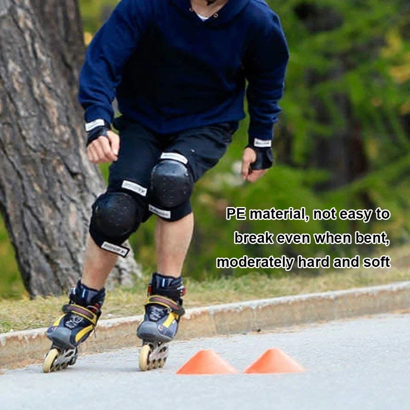 

10 шт./компл., футбольное тренировочное оборудование, маркерные диски, маркеры препятствий, блокпосты, конусные диски, маркеры для ног, футбольное тренировочное оборудование