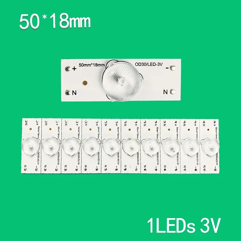 

New LED lamp with 3v 6V 50mm * 18mm bulb diode for single lamp bead maintenance Simple maintenance 32 "39" 40 "42" 47 "49" 50 "5