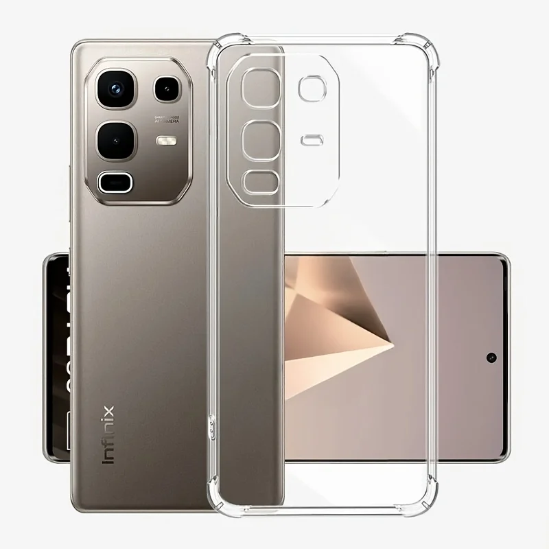 Transparent Phone Case For Infinix Note 50S 50X 5G Soft Silicone Back Cover For Infinix Note 50 Pro + 50Pro 4G Clear Case