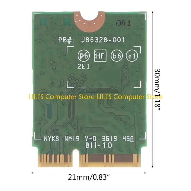 키 E용 M.2용 NGFF 키 와이파이 카드 듀얼 밴드 무선 AX201NGW 차량용