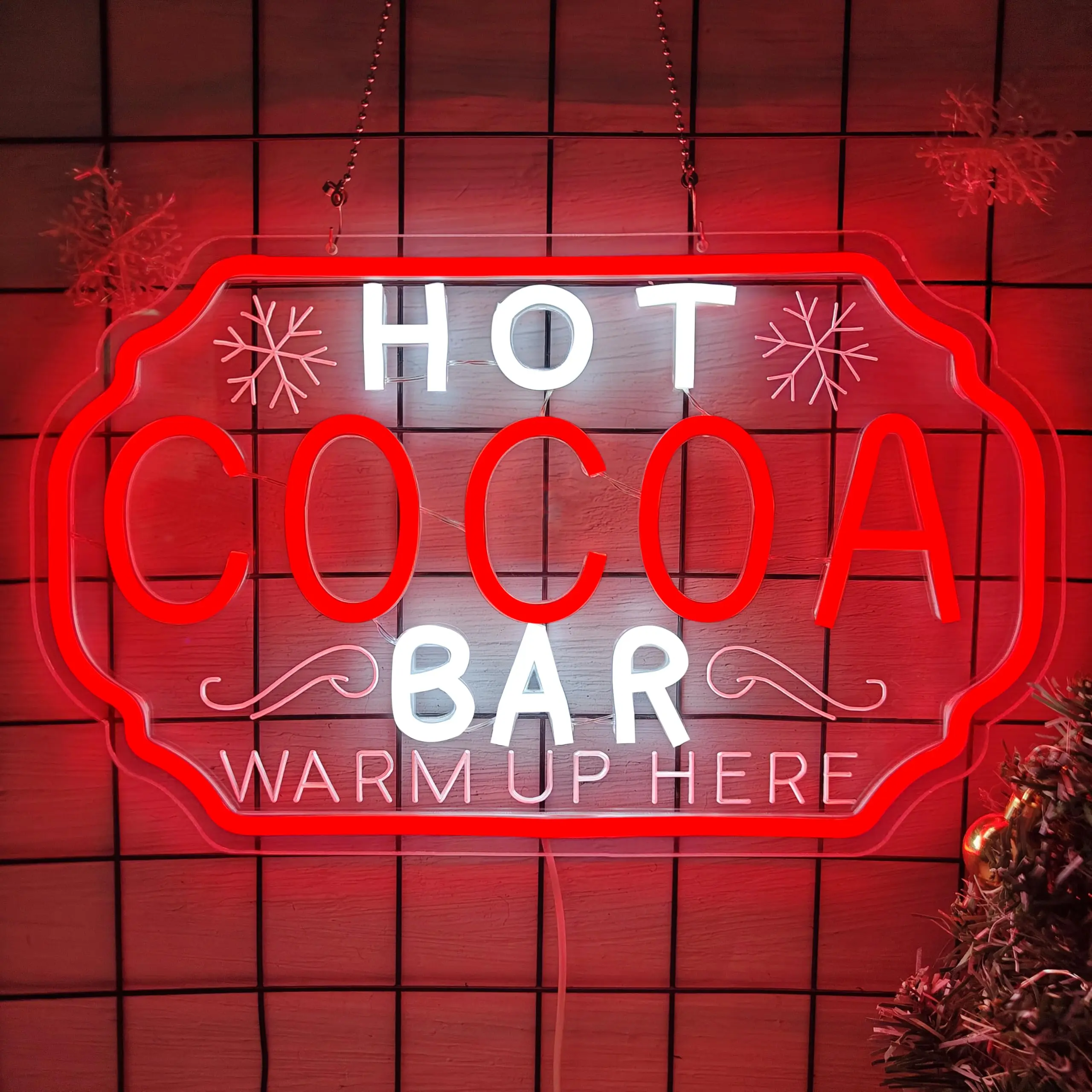 ホットココアバーネオンサイン-壁飾り彫刻調光スイッチ付き-ヴィンテージライトアップサイン-クリスマス-キッチン-カフェ-ホーム-ステーション用