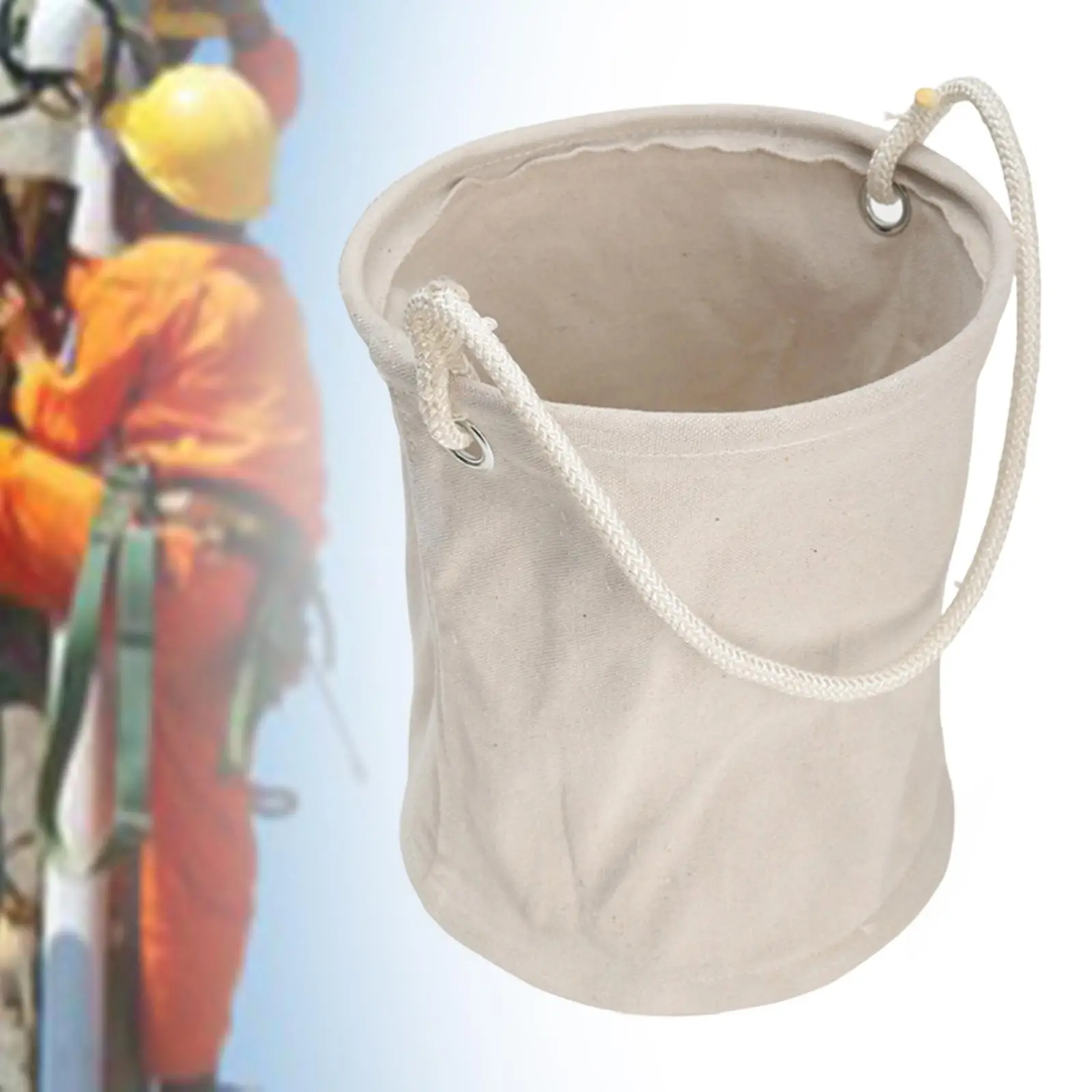 

Canvas Bucket Tools Bag Linemen Bag Multifunction Container Utility Sack for