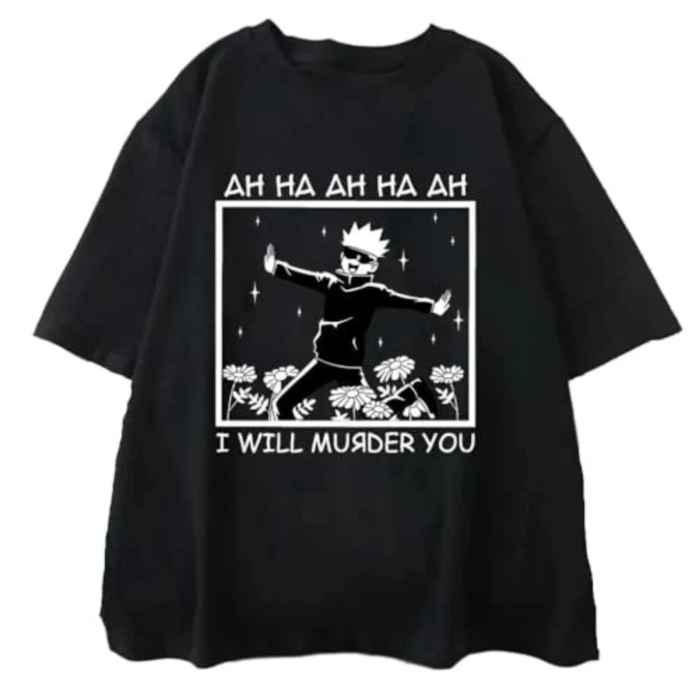 

2026 Summer New Arrival Jujutsu Kaisen Anime T-shirt Satoru Gojo Men's T Shirt Children's/Adult Uniform Size Sportswear