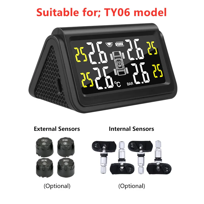 Suitable for TYD9/TYD10/TY588/TY618/TY06 model TPMS external sensor and built-in sensor