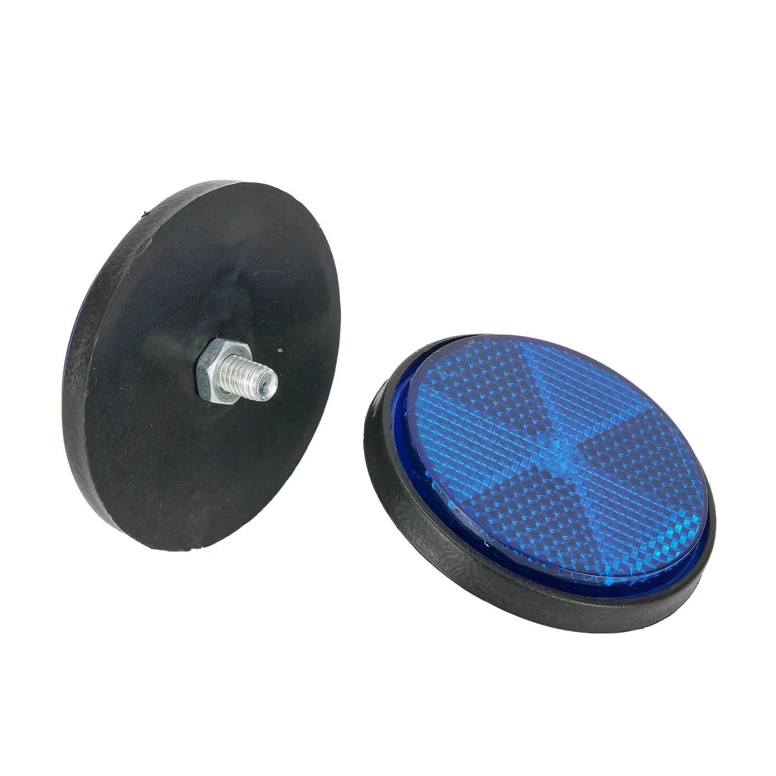 Reflector Circular Reflector Trucks M6 Refraction 2x 6cm Bicycles Light Part Night Plastics Circular Brand New