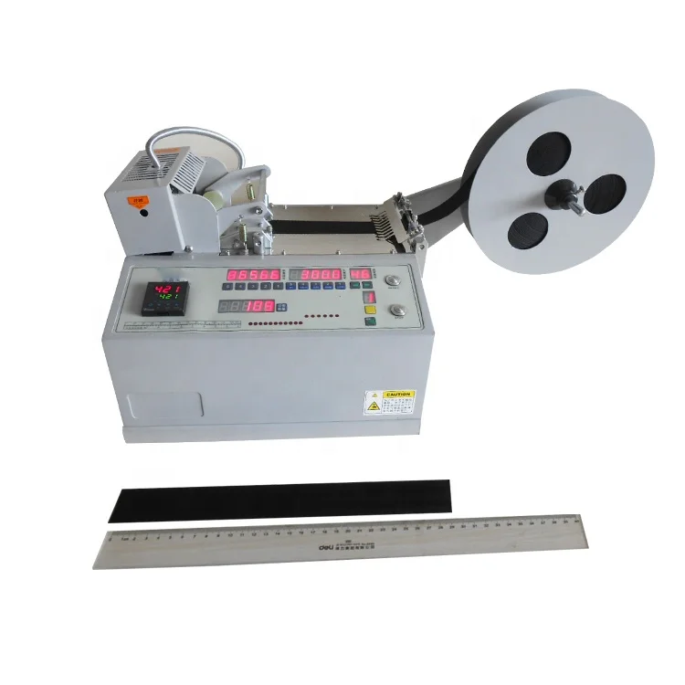 Automatic tape cutting machine ribbon cutter machine cheap tape belt cutting