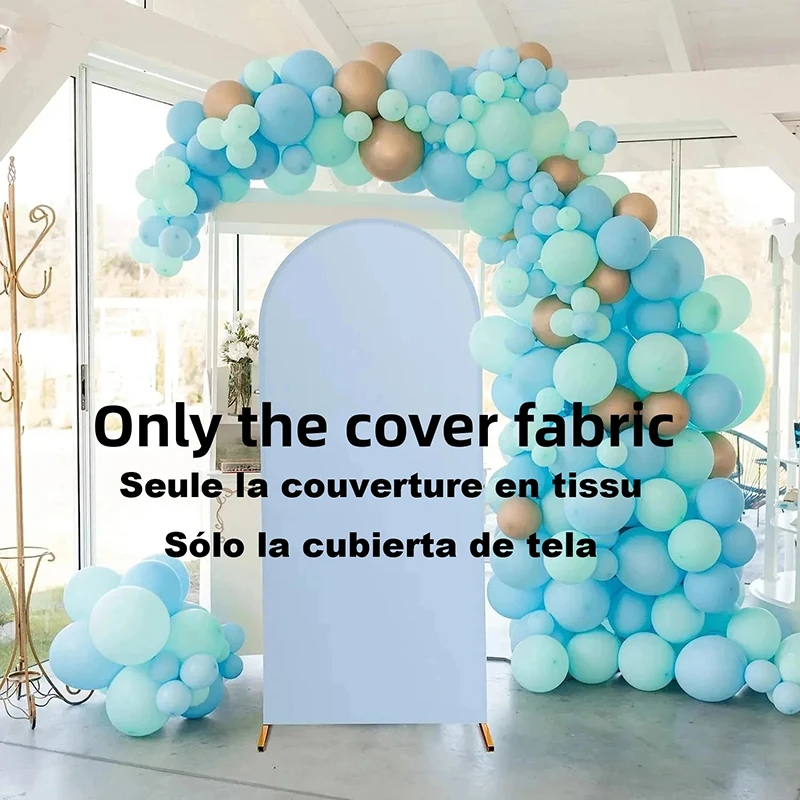 Wedding Arch cover Solid color spandex Elastic Screen cover Banquet decoration section fabric U-shaped shelf cloth cover