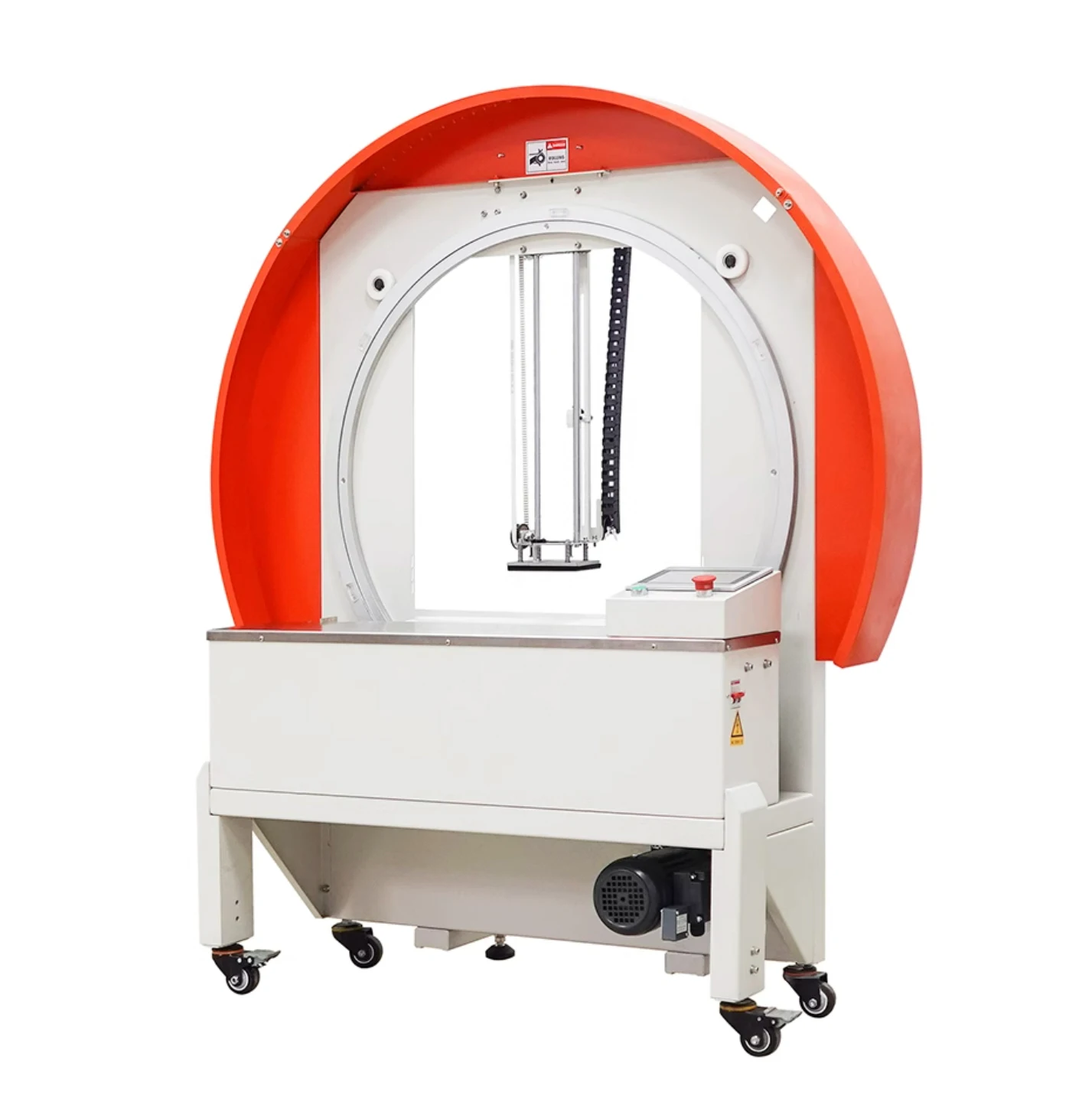 Automatic Adaptation Tap Wrapping Machine: Horizontal Full-Circle Winding, One-Cross Sealing for Carton and Foam Box