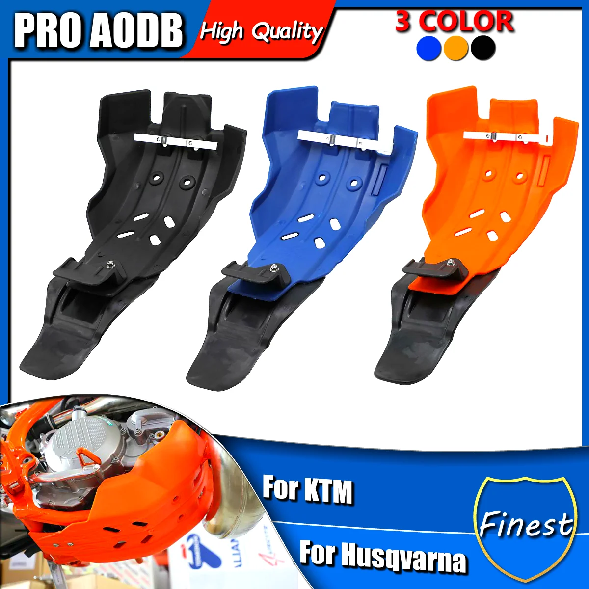 

Motocross Engine shield Frame Protector Cover Guard Skid Plate For KTM EXC XCF SXF XC-F SX-F 250 350 For Husqvarna FE FC TE TC