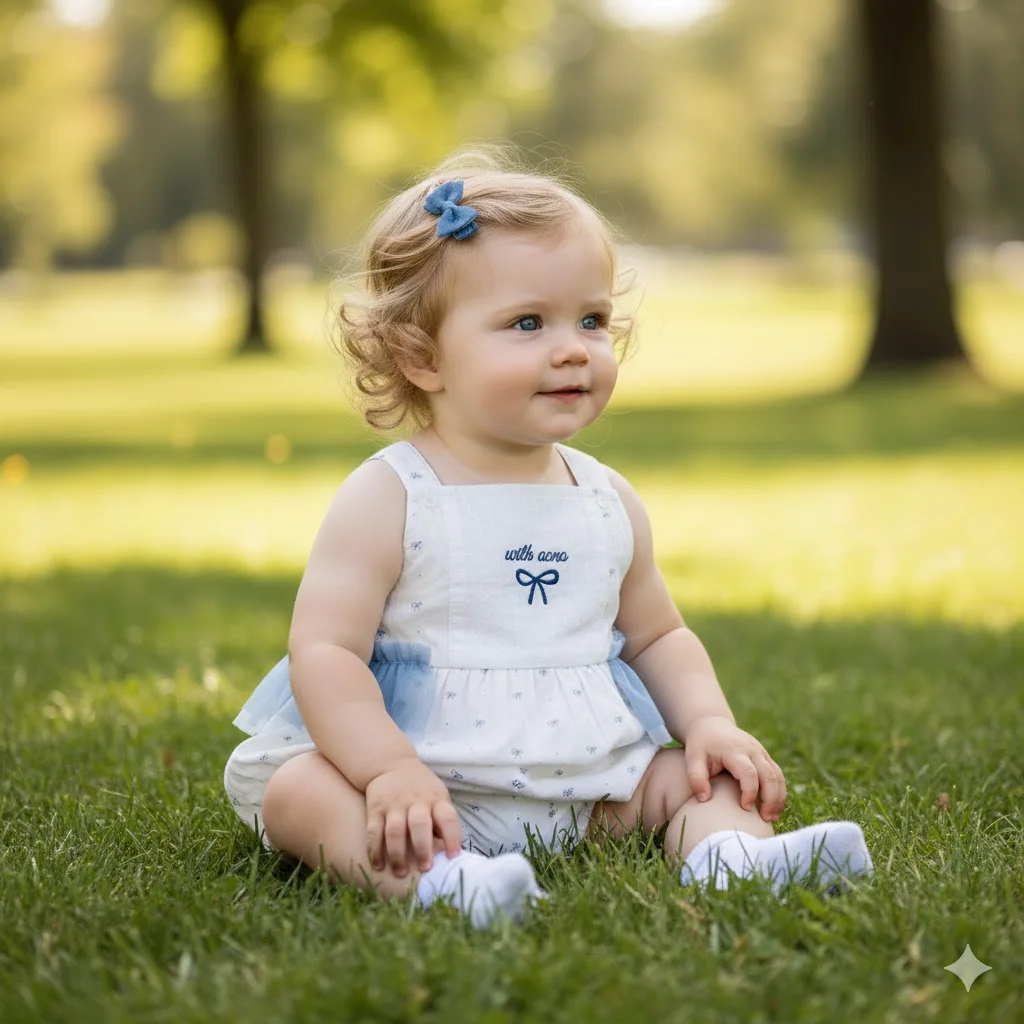 

SeasonSea Baby Breathable Bodysuit Pure Cotton Cute Jumpsuit Summer Plain Bodysuit for 0-2Y Onesie Baby Toddlers Clothes