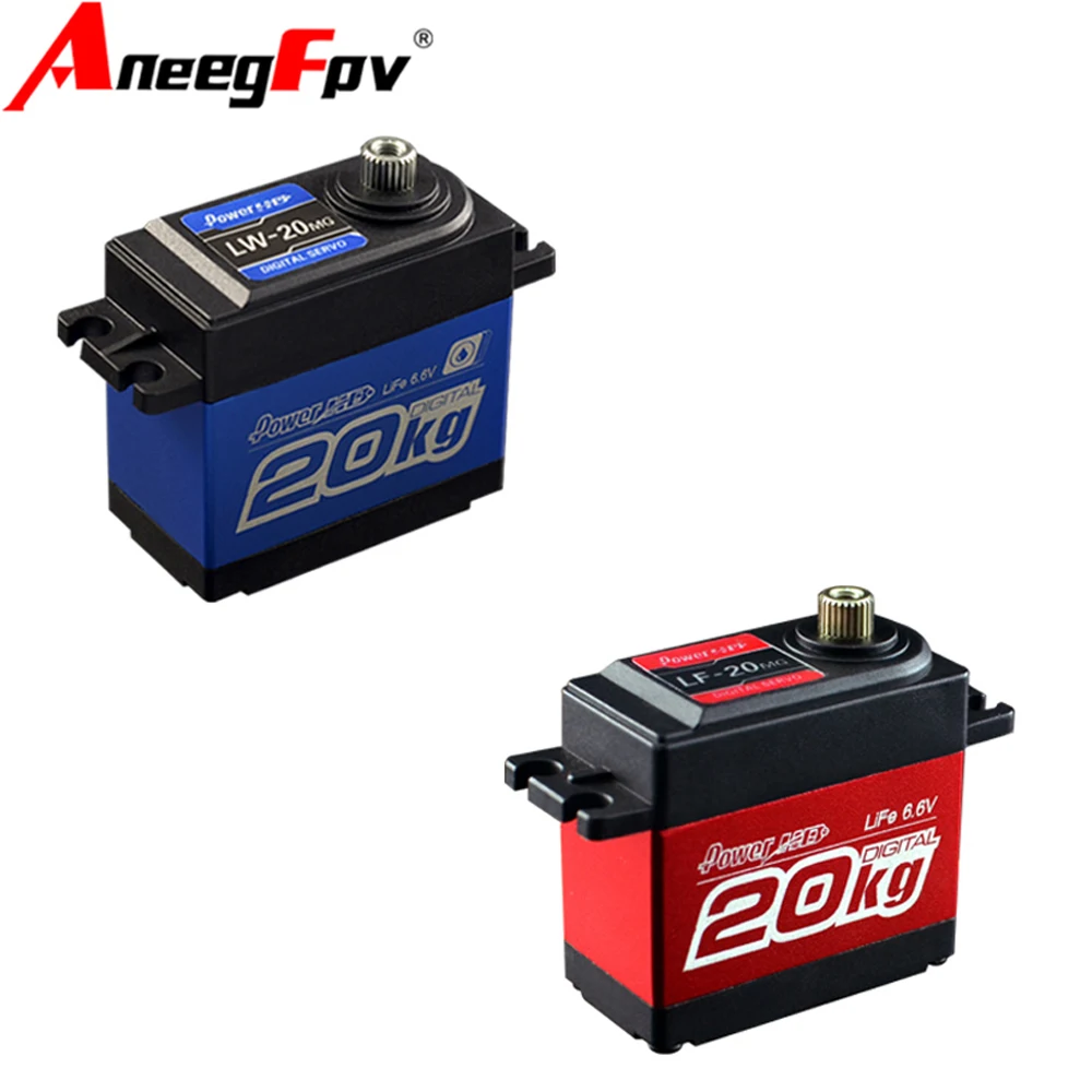 Power HD LW-20MG LF-20MG impermeable 20kg Digital Metal Gear Servo RC helicóptero barco
