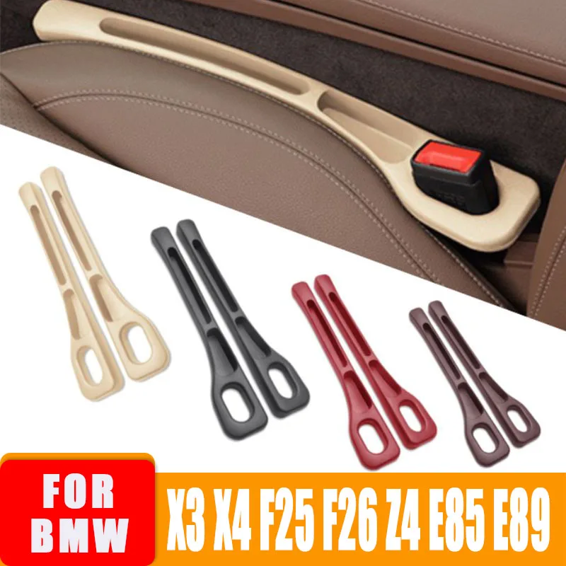 

Car Seat Crevice Storage Strip With Slot Bendable Leak Proof Filling Strip For BMW X3 X4 F25 F26 Z4 E85 E89 Interior Accessories