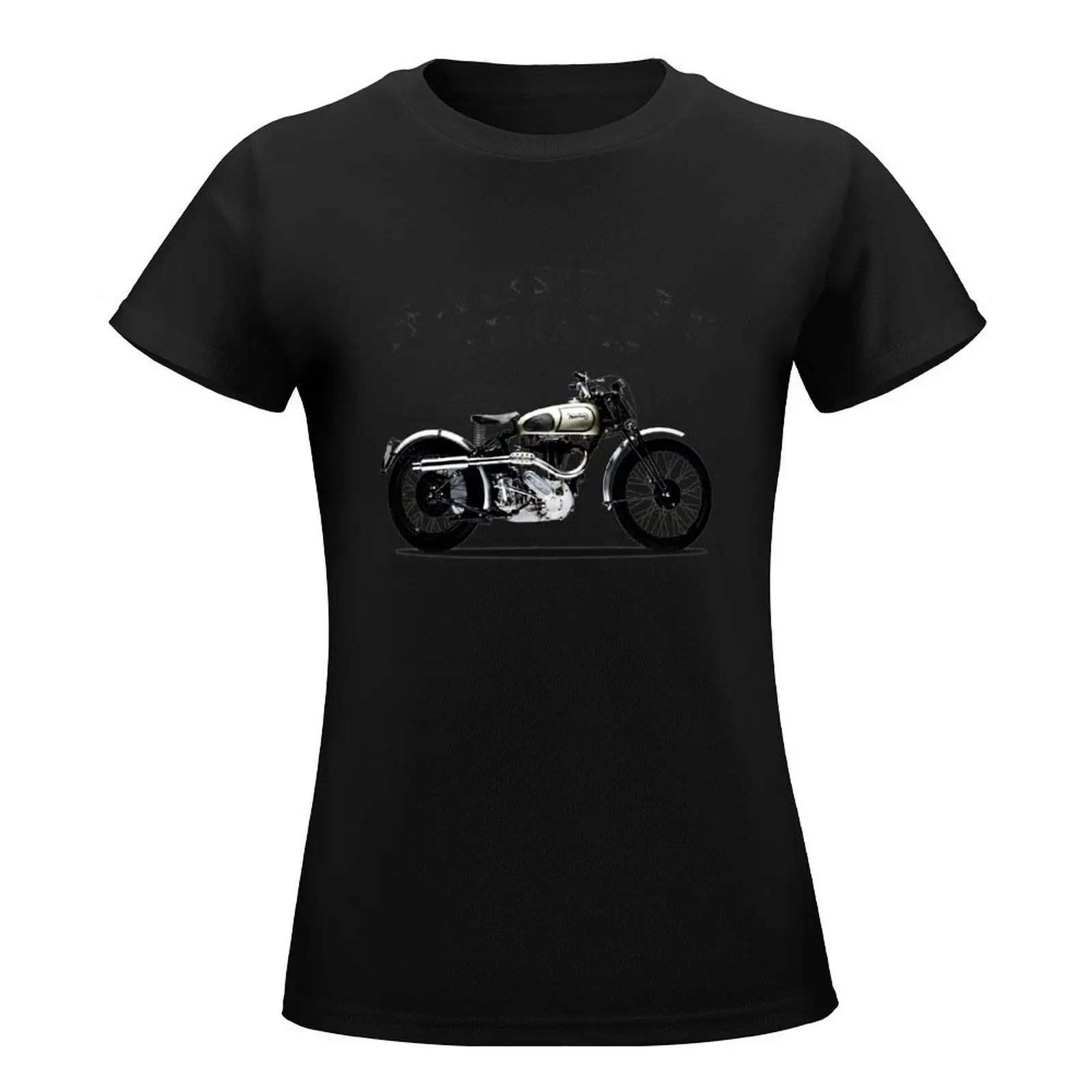 Model 18 Trials Motorcycle 1938 T-Shirt shirts graphic tees Blouse summer tops Summer Women's clothing